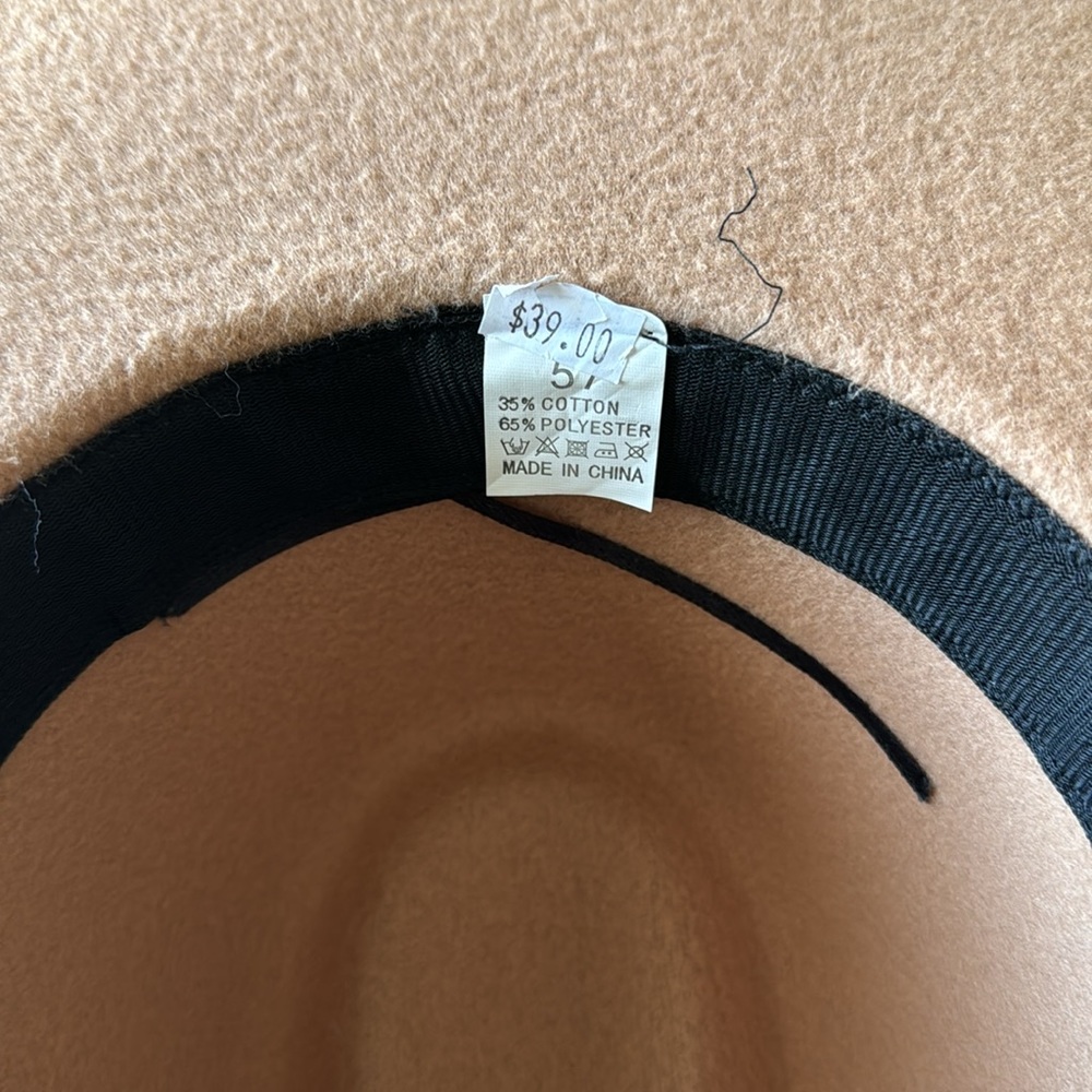 Tan Felt Hat - Picture 4 of 4